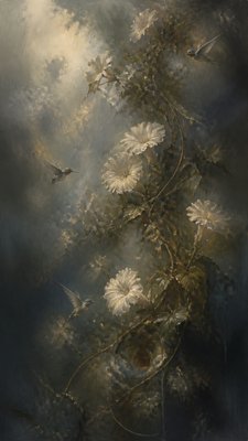 Atmospheric Impressionism Art Style phone case design example