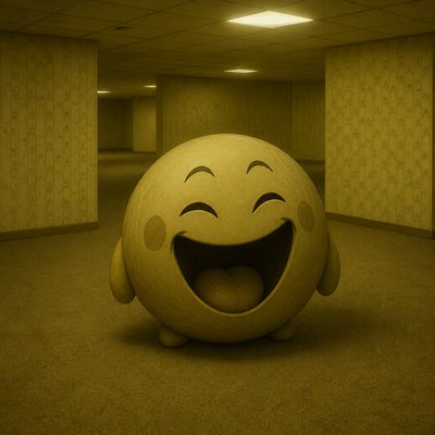 Backrooms Aesthetic Twitch emote example