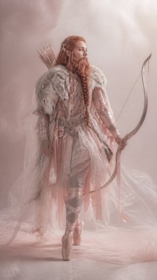 Balletcore Aesthetic tabletop character portrait example