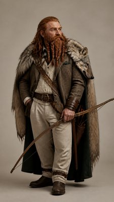 Old Money Fashion Style tabletop character portrait example