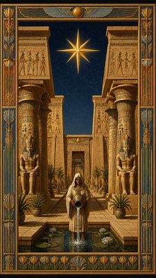 Ancient Egyptian Architecture tarot card example