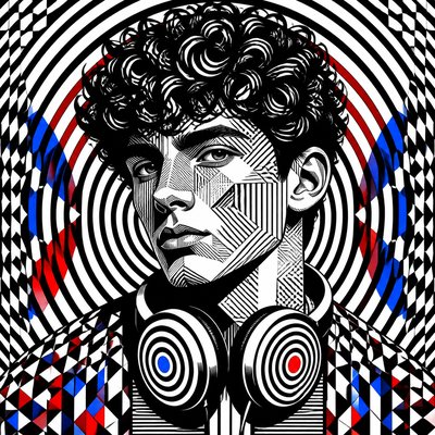 Op Art Style Discord profile picture example