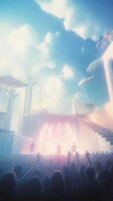 Dreamcore Aesthetic flyer example