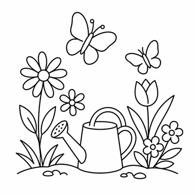 Line Art Icon Design coloring page example