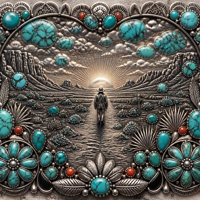 Southwestern Turquoise Jewelry Style album cover example