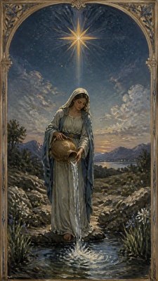 Plein Air Realism Art Style tarot card example