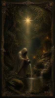 Forest Nature Art tarot card example