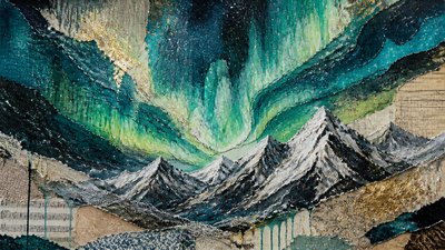 Mixed Media Portrait Style banner example