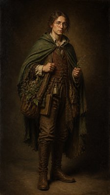Renaissance Portrait Art Style character design example