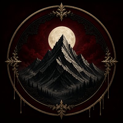Vampirecore Aesthetic logo concept example