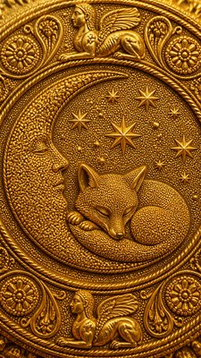 Etruscan Granulation Jewelry Style baby announcement example