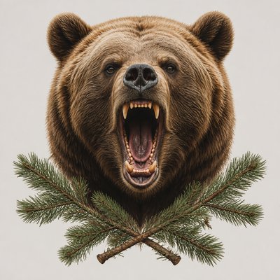 Realistic Landscape Art Style t-shirt design example
