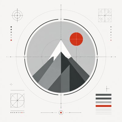 Conceptual Modern Art Style logo concept
