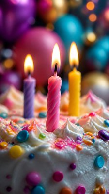 Macro Photography Style birthday card example
