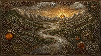 Celtic Jewelry Design desktop wallpaper example