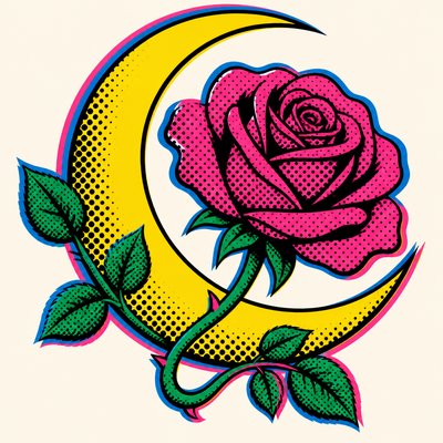 Pop Art Still Life Art Style tattoo design example
