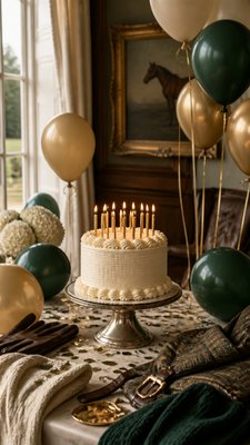 Old Money Fashion Style birthday card example