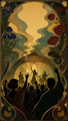Art Nouveau Style flyer example
