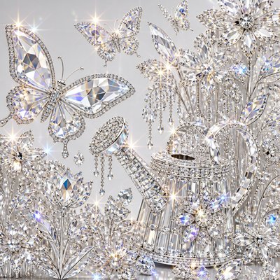Crystal Jewelry Style coloring page example