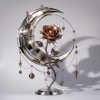 Kinetic Sculpture Art Style tattoo design example