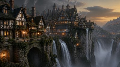 Tudor Architecture Style concept art example