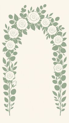 Duotone Icon Design wedding invitation example