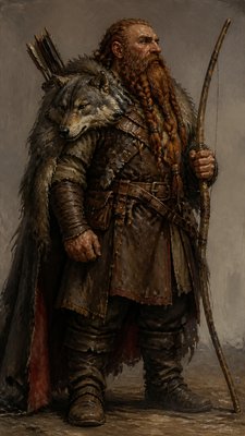 Social Realism Art Style tabletop character portrait example