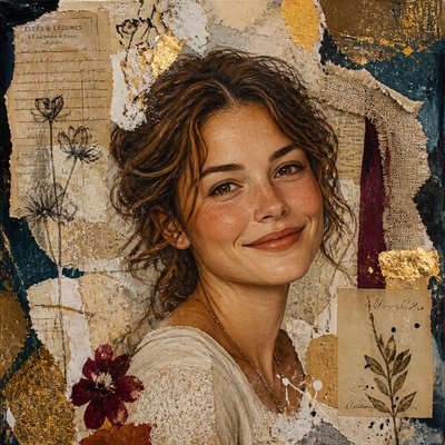Mixed Media Portrait Style profile picture example