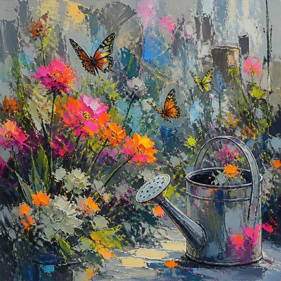 Urban Impressionism Art Style coloring page example