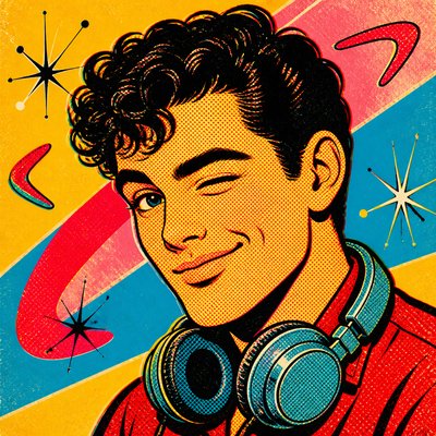 Retro Pop Art Style Discord profile picture example