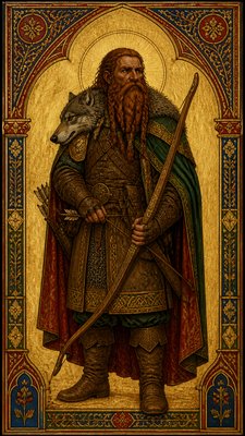 Gothic Art Style tabletop character portrait example
