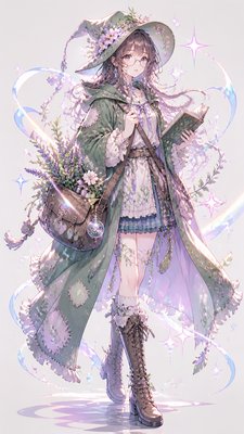 Magical Girl Anime Art Style character design example