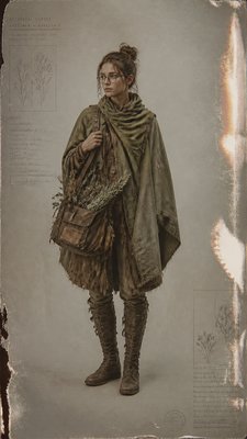 Land/Environmental Conceptual Art Style character design example
