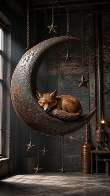 Industrial Interior Design baby announcement example