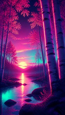 Miami Vice wall art print example