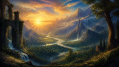 Epic Fantasy Art desktop wallpaper