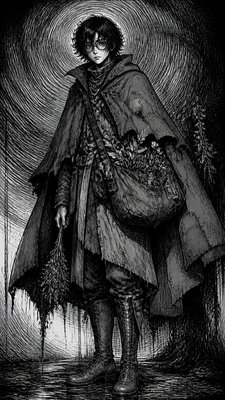 Horror Manga Art Style character design example