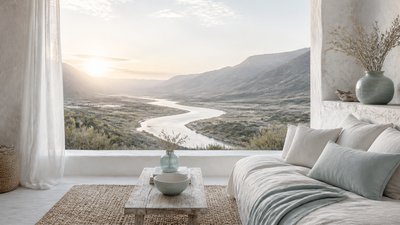 Coastal Interior Design desktop wallpaper example