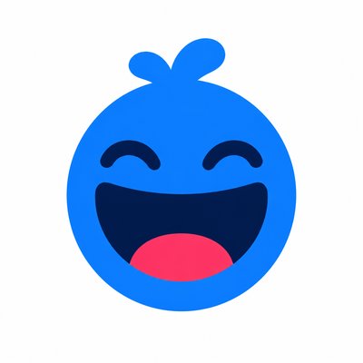 Flat Icon Design Twitch emote example