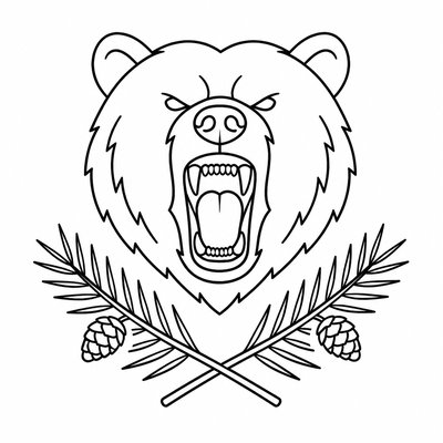 Line Art Icon Design t-shirt design example