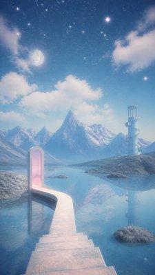 Dreamcore Aesthetic phone wallpaper example