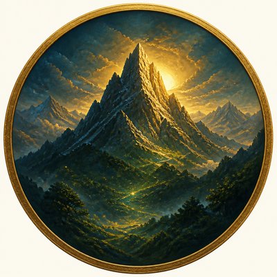 Epic Fantasy Art logo concept example