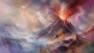 Lyrical Abstraction Art Style YouTube thumbnail example