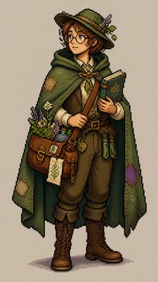 16-Bit Pixel Art Style character design example