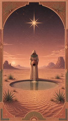 Desertwave Aesthetic tarot card example
