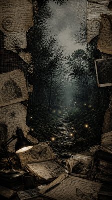 Chaotic Academia Aesthetic book cover example