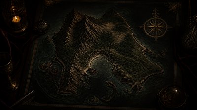 Dark Moody Interior Design fantasy map example