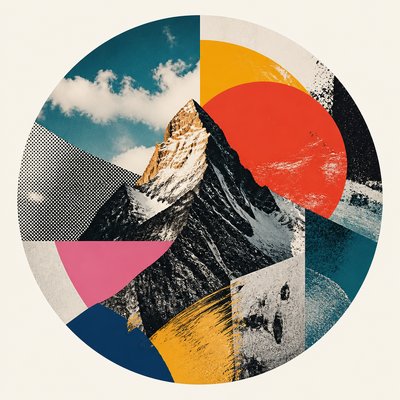 Postmodernism Art Style logo concept example