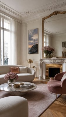 Parisian Apartment Interior Design poster example