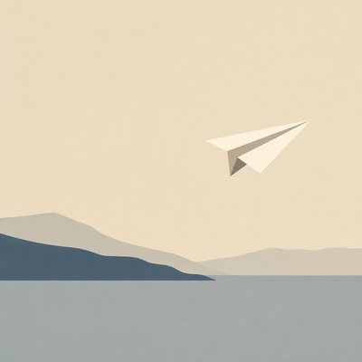 Minimalist Landscape Art Style icon example